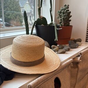 Janessa Leone Natural Straw Hat